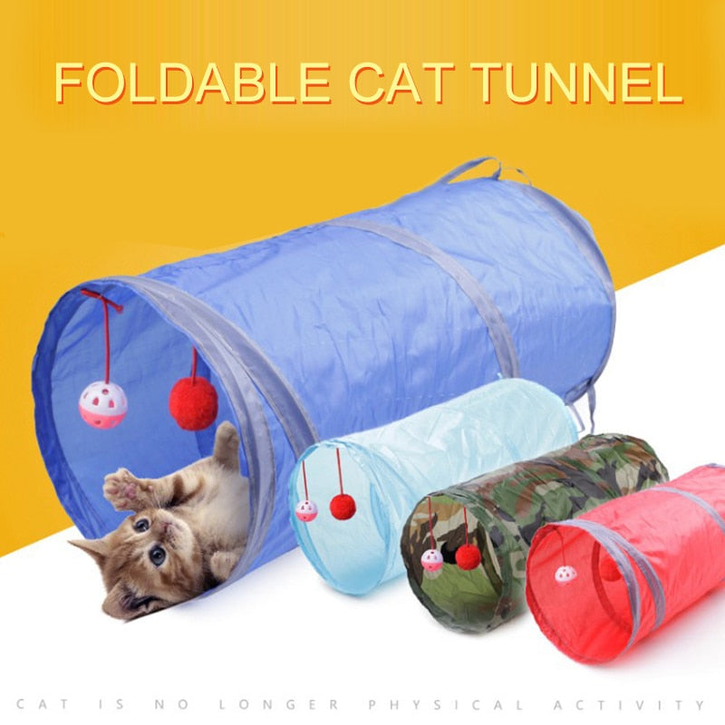 Funny Pet Play Cat Tunnel - Companion Pet Supply