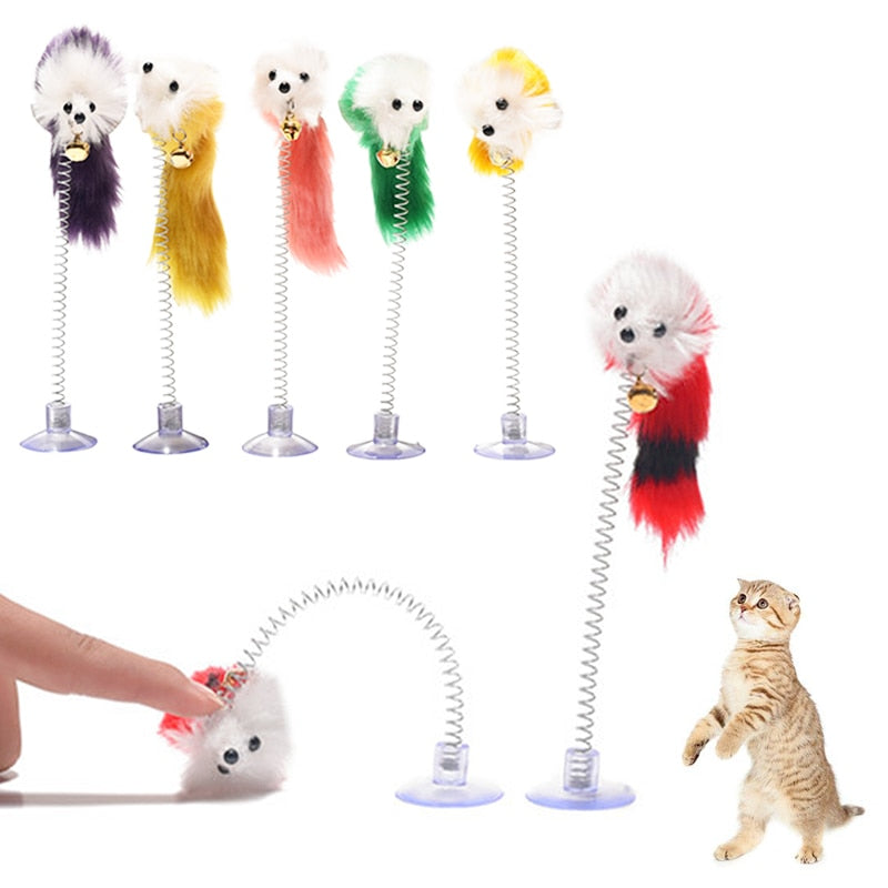 Funny Feather Mice - Cat Toy - Companion Pet Supply