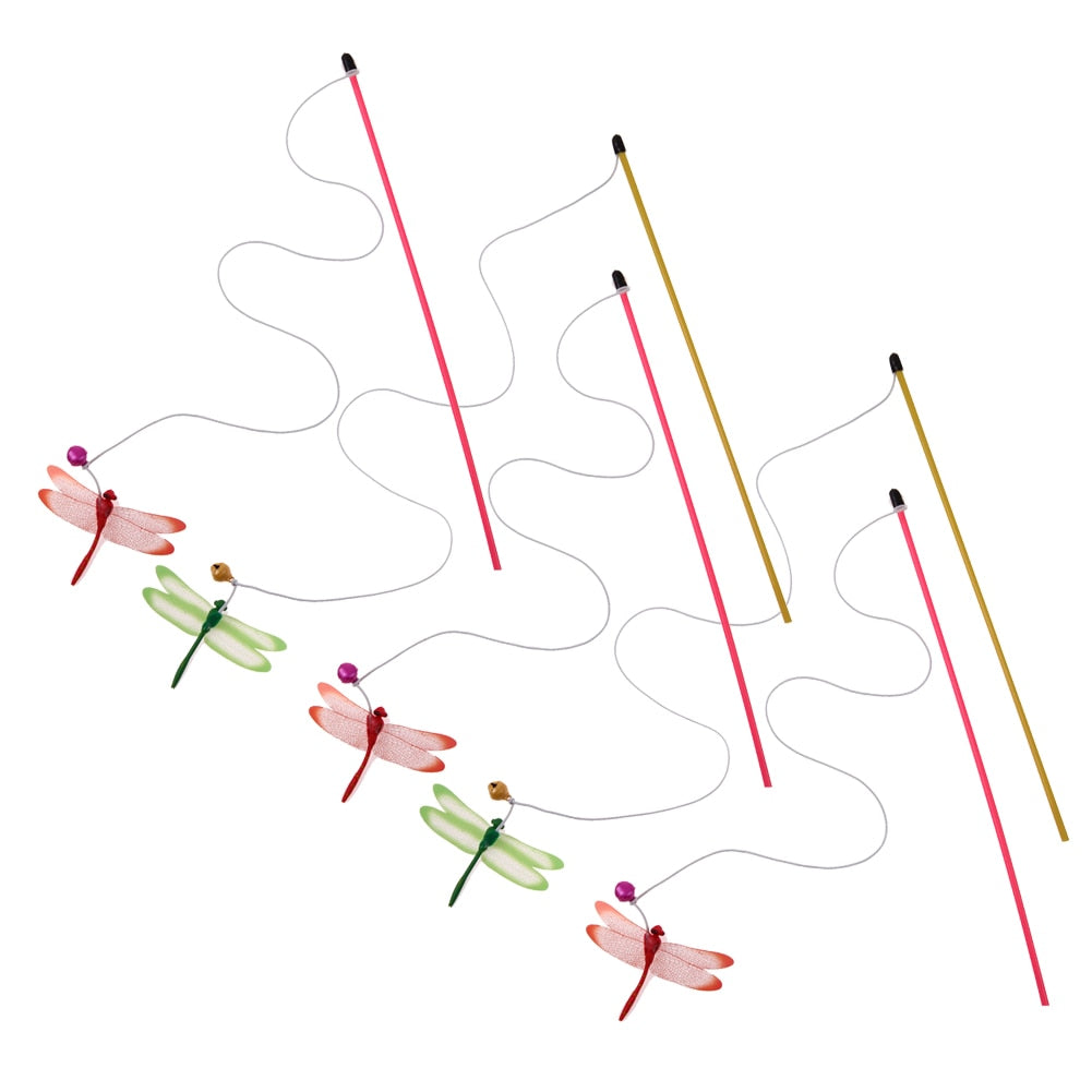 5pcs Funny Wire Stick Pet Teaser - Companion Pet Supply