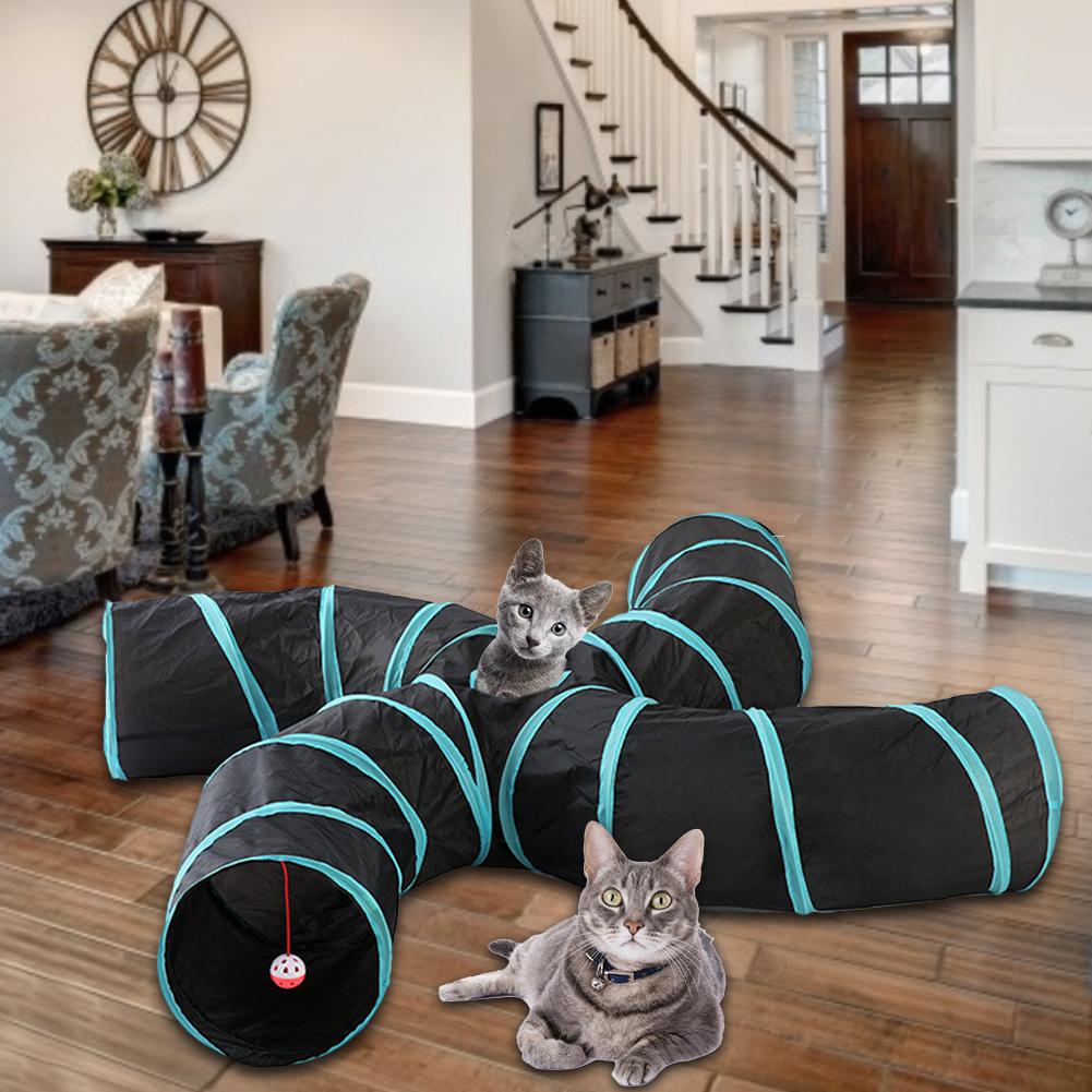 Foldable Pet Cat Tunnel - Companion Pet Supply