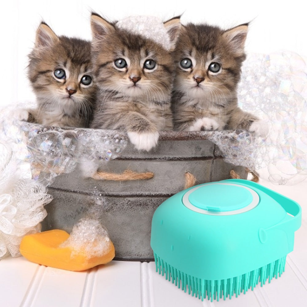 Pet Shampoo Massager Brush - Companion Pet Supply