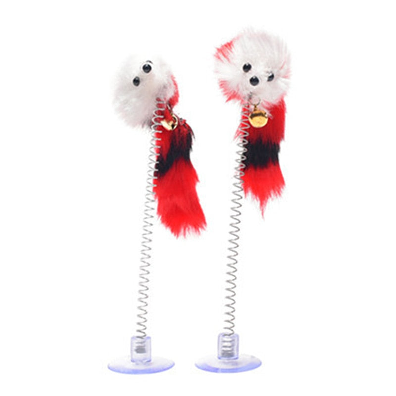 Funny Feather Mice - Cat Toy - Companion Pet Supply