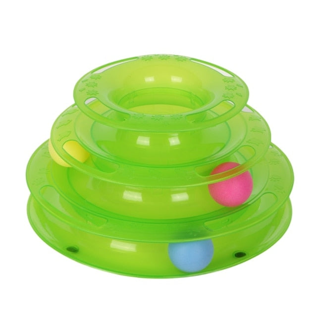 Triple Play Disc Cat Toy - Companion Pet Supply