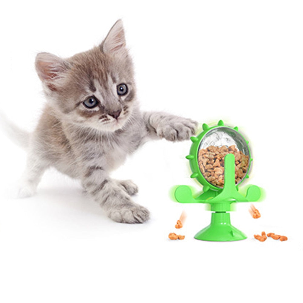 Pet Turntable Leakage Feeder - Companion Pet Supply