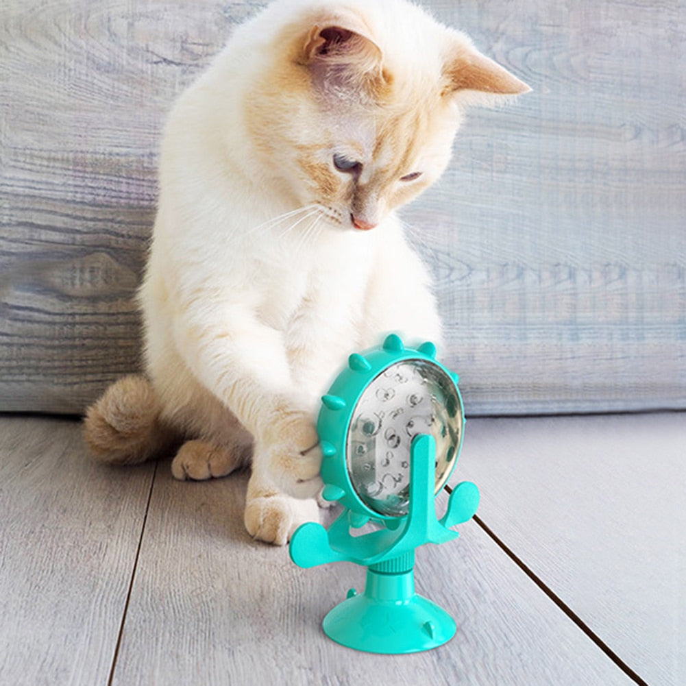 Pet Turntable Leakage Feeder - Companion Pet Supply