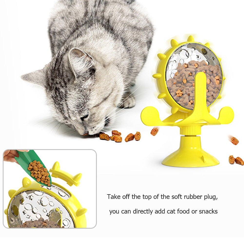 Pet Turntable Leakage Feeder - Companion Pet Supply