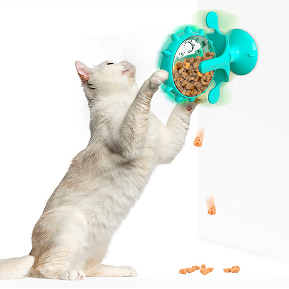 Pet Turntable Leakage Feeder - Companion Pet Supply