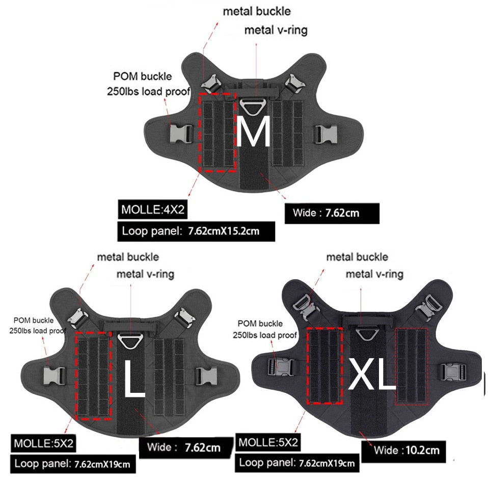 Tactical Dog Harness - Companion Pet Supply